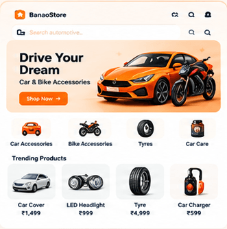 Automotive store template