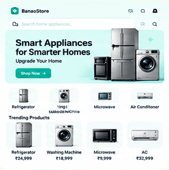 Home Appliances store template