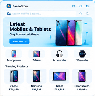 Mobiles & Tablets store template