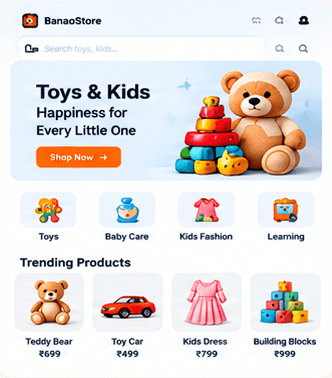 Toys & Kids store template